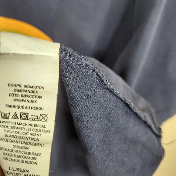 L.L. Bean Mens Slightly Fitted Short Sleeve Rainbow Mountain Graphic Tee L Reg - Picture 5 of 6